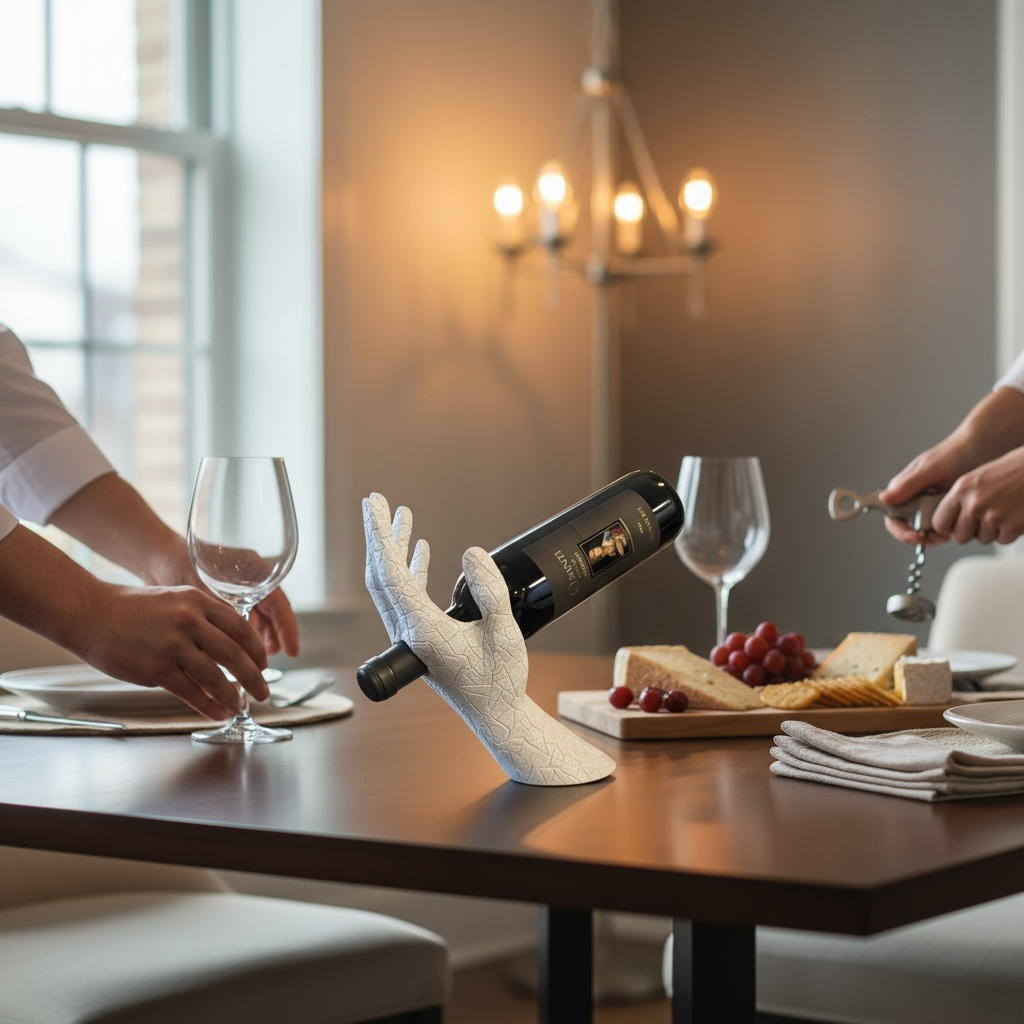 Handy Wine - The Gravity-Defying Wine Holder