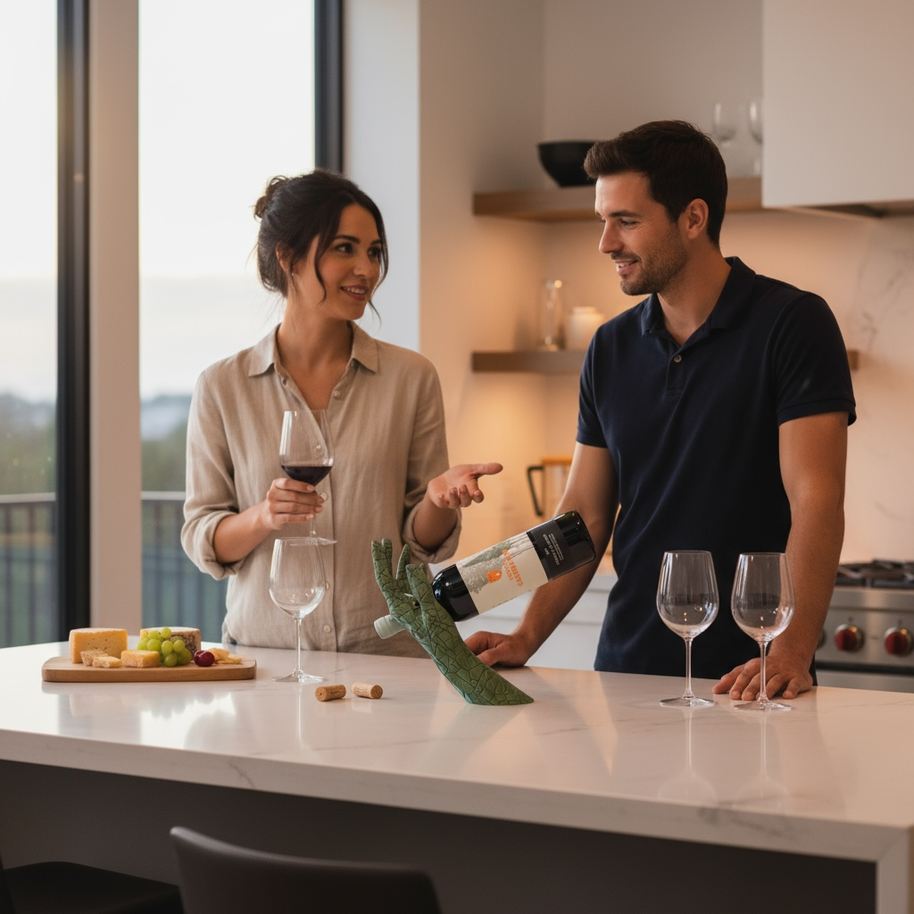 Handy Wine - The Gravity-Defying Wine Holder