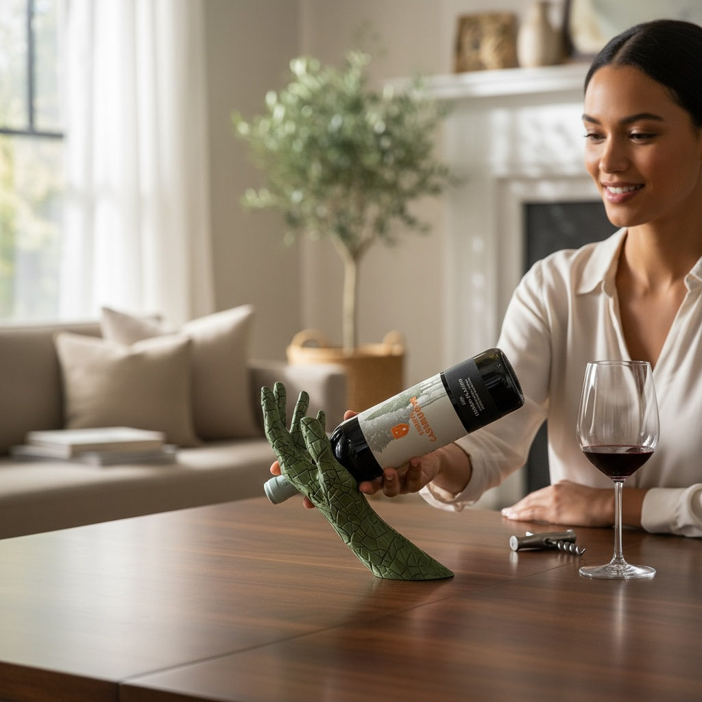 Handy Wine - The Gravity-Defying Wine Holder