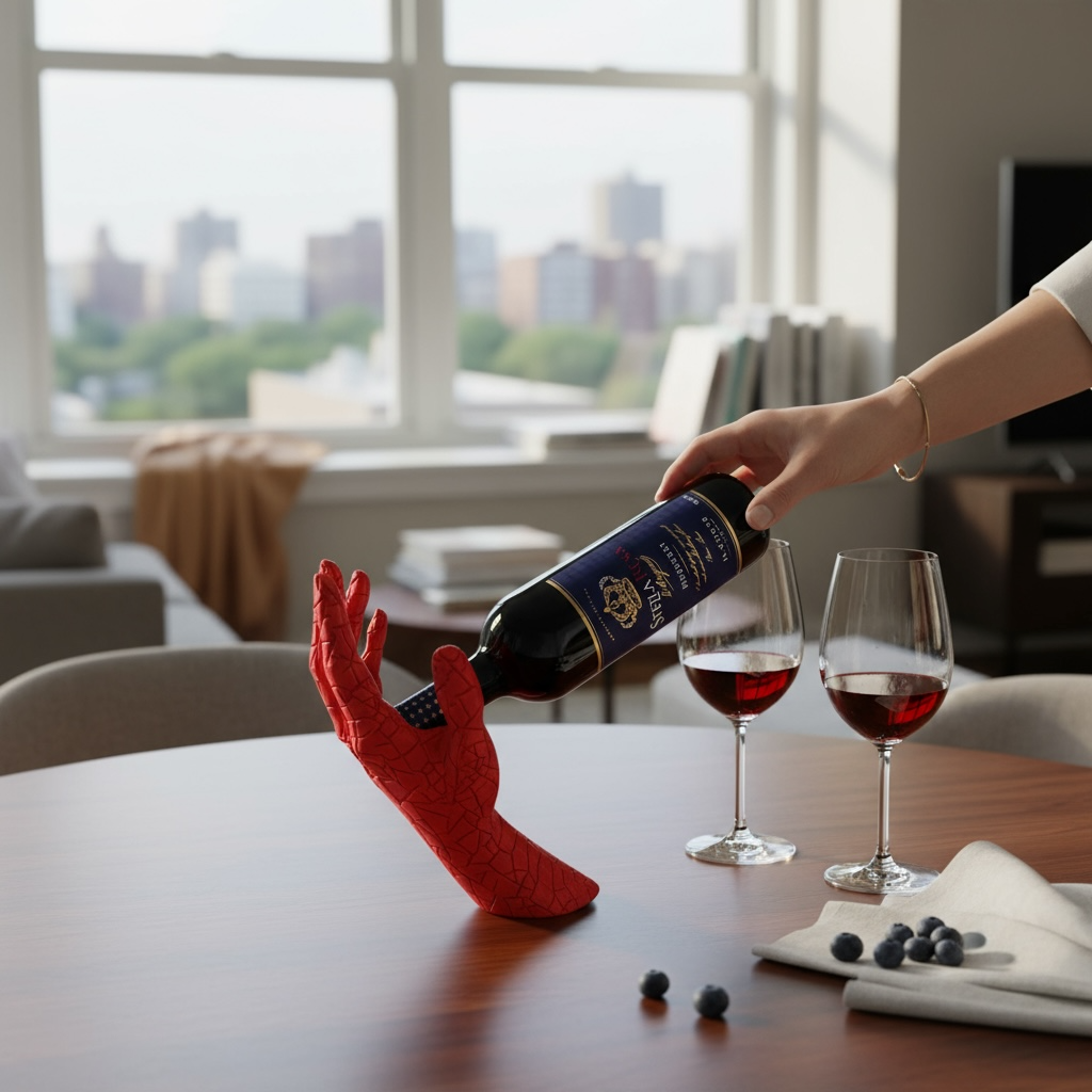Handy Wine - The Gravity-Defying Wine Holder