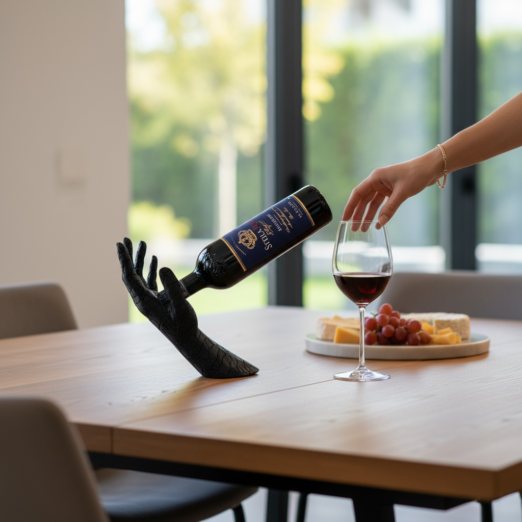 Handy Wine - The Gravity-Defying Wine Holder