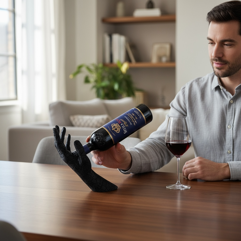 Handy Wine - The Gravity-Defying Wine Holder