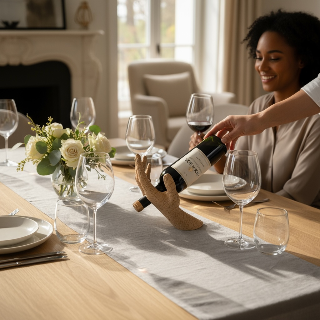 Handy Wine - The Gravity-Defying Wine Holder
