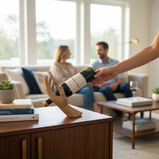 Handy Wine - The Gravity-Defying Wine Holder